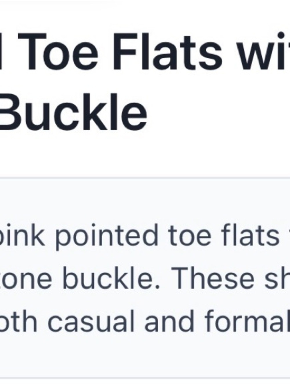 Women's Pink Pointed-Toe Embellished Flats - Picture 3 of 4